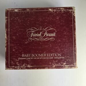 VTG 1983 “Baby Boomer Edition” Trivial Pursuit Master Game Expansion Card Set